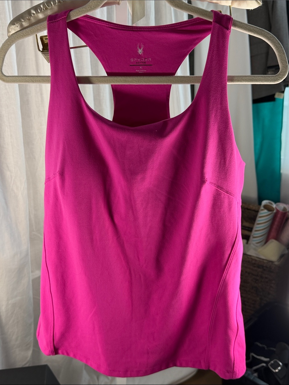 Spyder Hot Pink Racerback Performance Tank